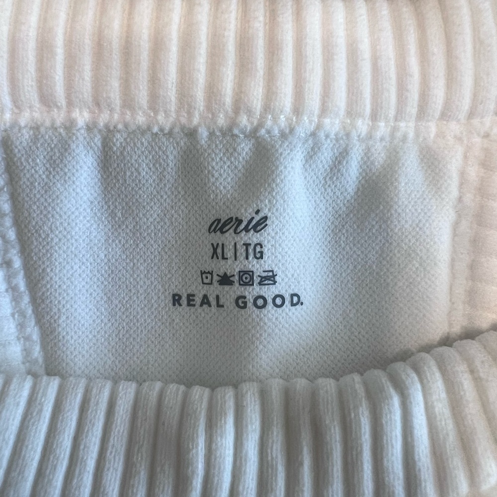 Aerie SuperChill Seamless Ribbed Bra Top…XL - Picture 3 of 4